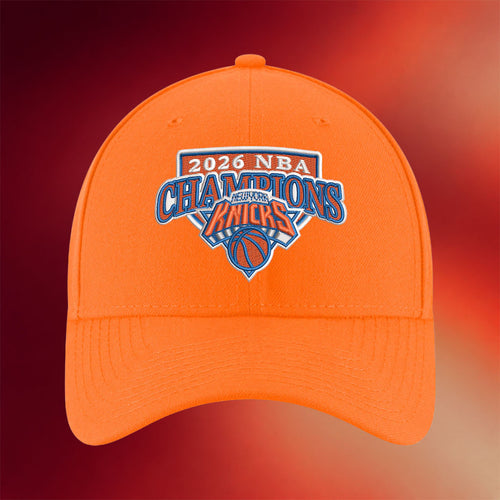 New York Knicks Champions Merch Knicks 2026 Finals Champions Orange Hat Embroidered Best Gifts