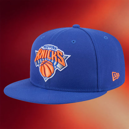 New York Knicks Champions Merch Knicks 2026 Finals Champions Blue Snapback Hat Embroidered