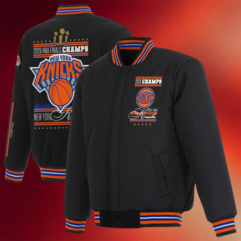 New York Knicks Champions Merch Knicks 2026 Finals Champions Jacket Basketball Enthusiast Gifts