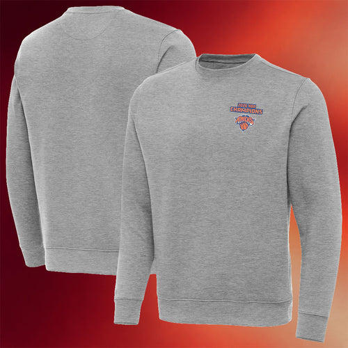 NY Knicks Champions Merch New York Knicks 2026 Finals Champions Victory Sweatshirt Gray