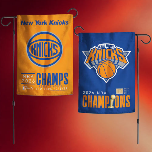 NY Knicks Champions Merch New York Knicks 2026 Finals Champions Garden Flag Yard Decor For Fans