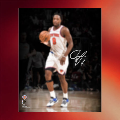 New York Knicks Champions Merch OG Anunoby Knicks 2026 Finals Champions Action Spotlight Poster Signed