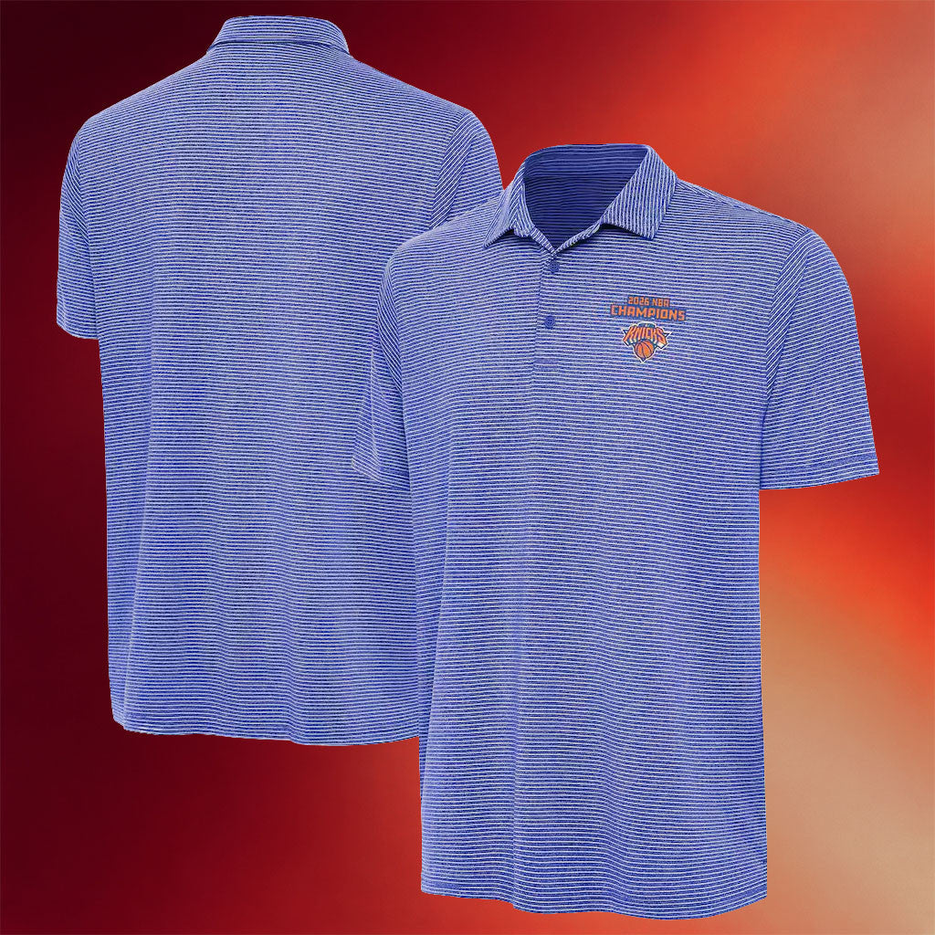 NY Knicks Champions Merch 2026 New York Knicks Finals Champions Scheme Polo Shirt Gifts For Him