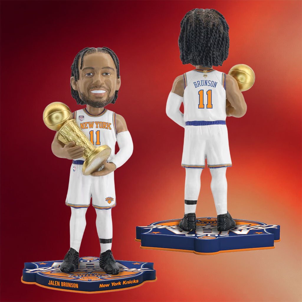 New York Knicks Champions Merch #11 Jalen Brunson FOCO 2026 Knicks Finals Champions Funko Pop