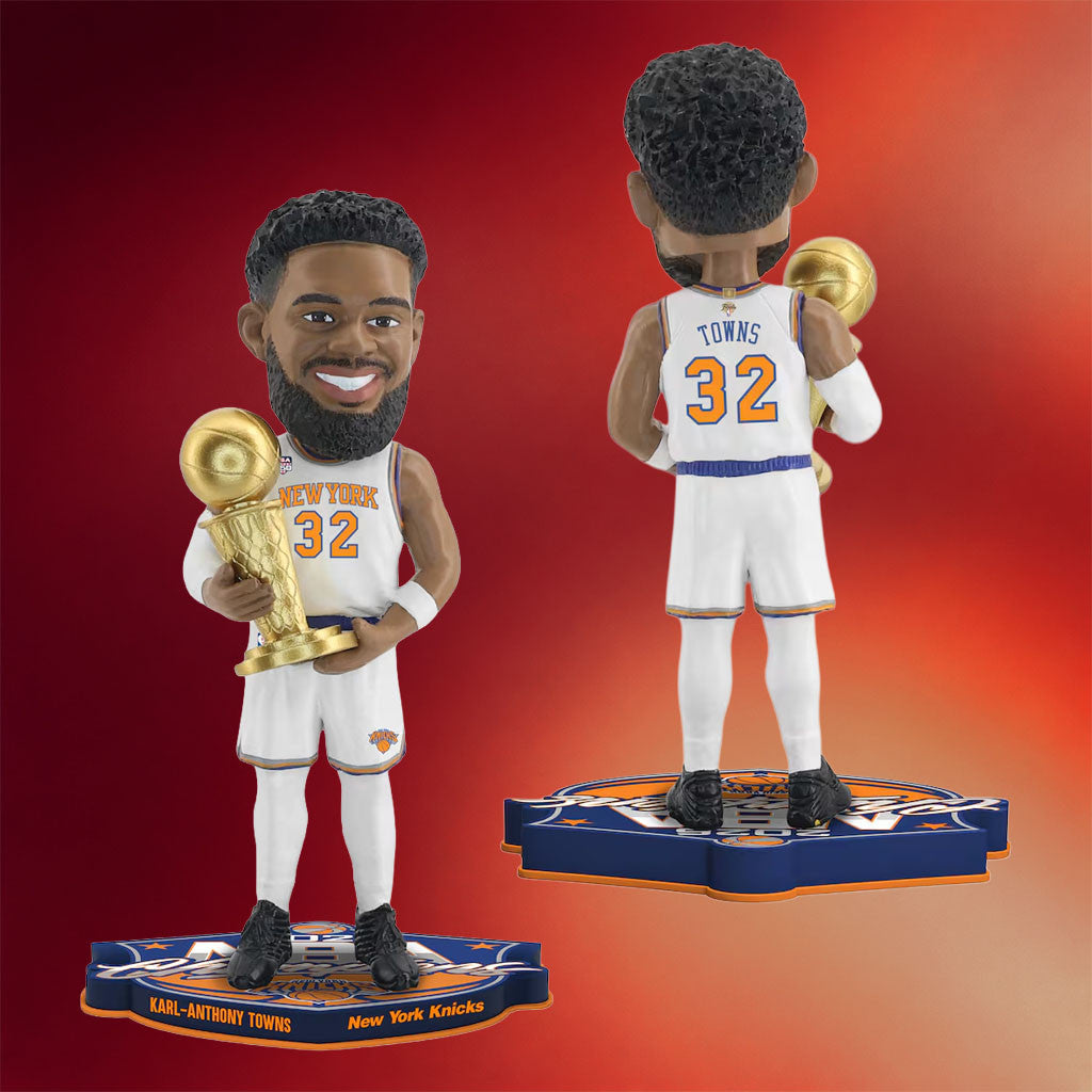 New York Knicks Champions Merch #32 Karl-Anthony Towns 2026 Knicks Finals Champions Funko Pop