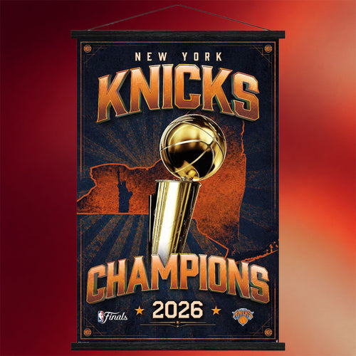 New York Knicks Champions Merch NY Knicks 2026 Finals Champions Team Logo Poster Wall Decor