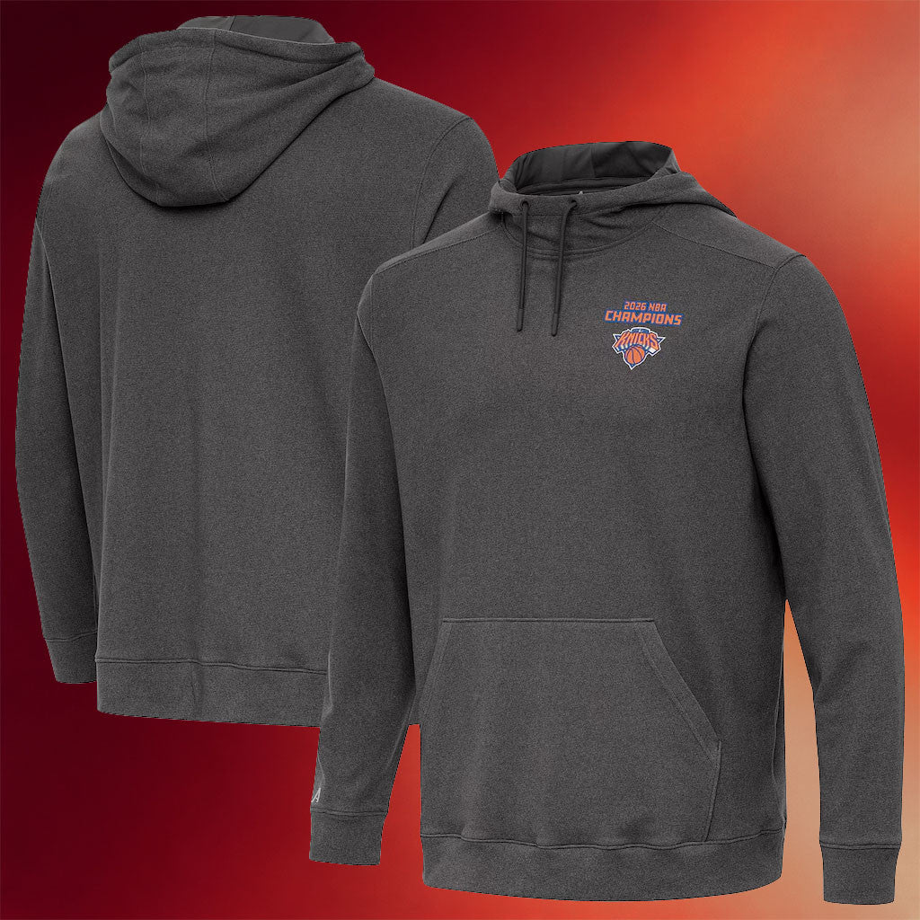 New York Knicks Champions Merch NY Knicks Black 2026 Finals Champions Cloud Hoodie Fan Apparel