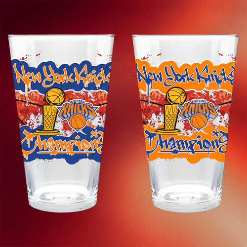 New York Knicks Champions Merch NY Knicks 2026 Finals Champions Pint Glass Gifts For Fathers