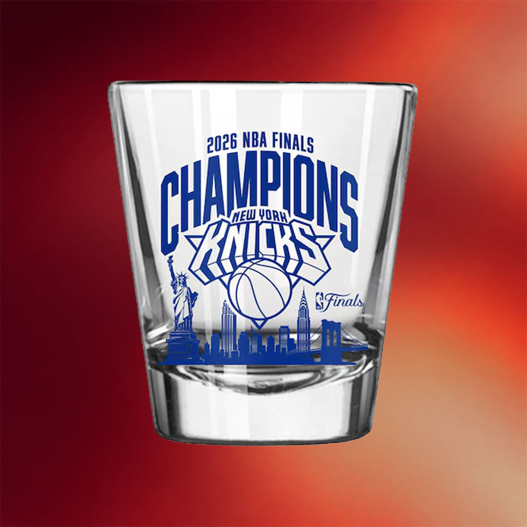 New York Knicks Champions Merch NY Knicks Logo Brands 2026 NBA Finals Champions Shot Glass