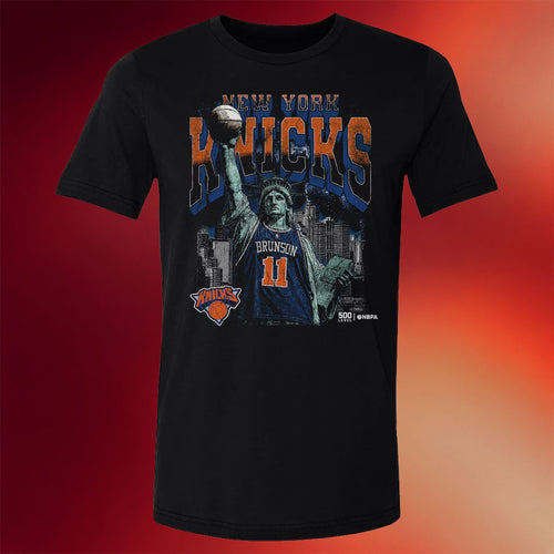 Jalen Brunson Merch 2026 Jalen Brunson NY Knicks Statue Of Liberty Shirt Knicks Champions Merch