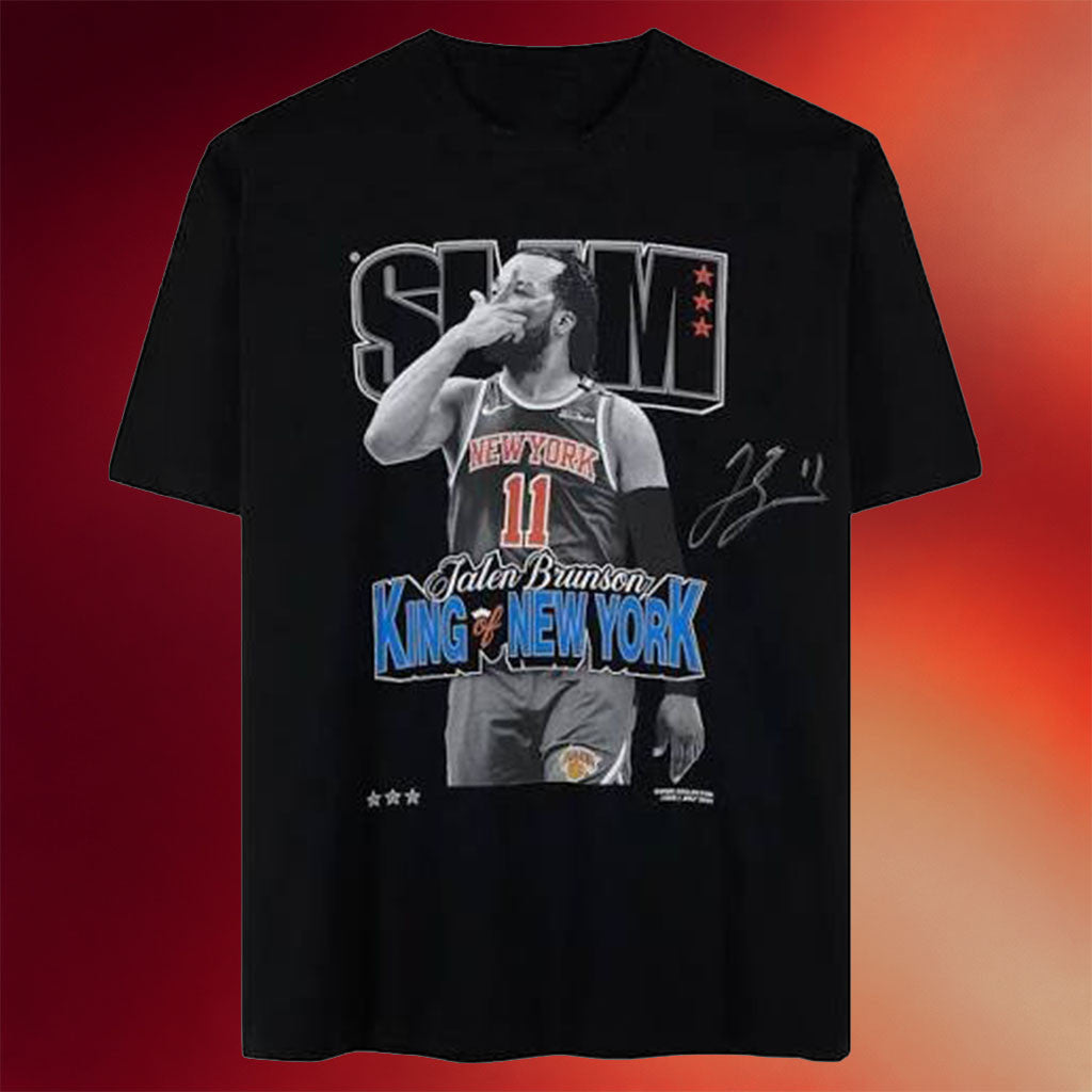 Jalen Brunson Merch King Of New York T-Shirt 2026 Knicks Champions Merch Presents For Him