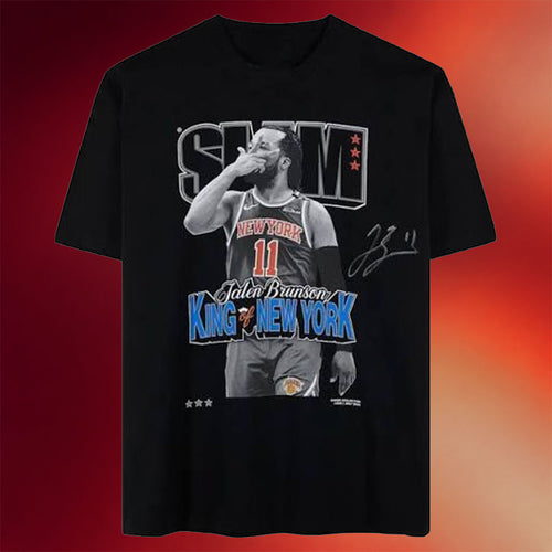 Jalen Brunson Merch King Of New York T-Shirt 2026 Knicks Champions Merch Presents For Him