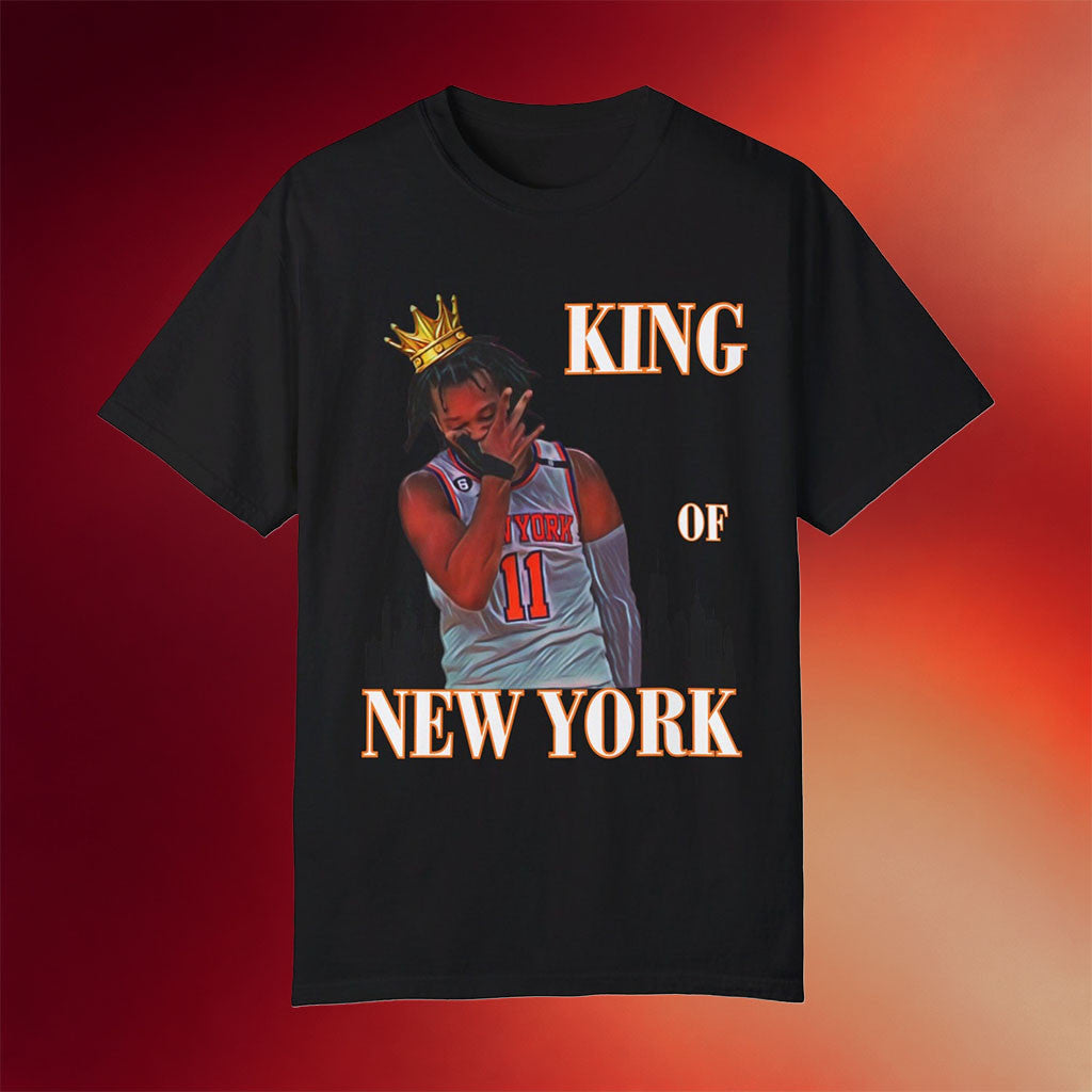 Jalen Brunson Merch King Of New York T-Shirt 2026 New York Knicks Championship Shirt Fan Gifts