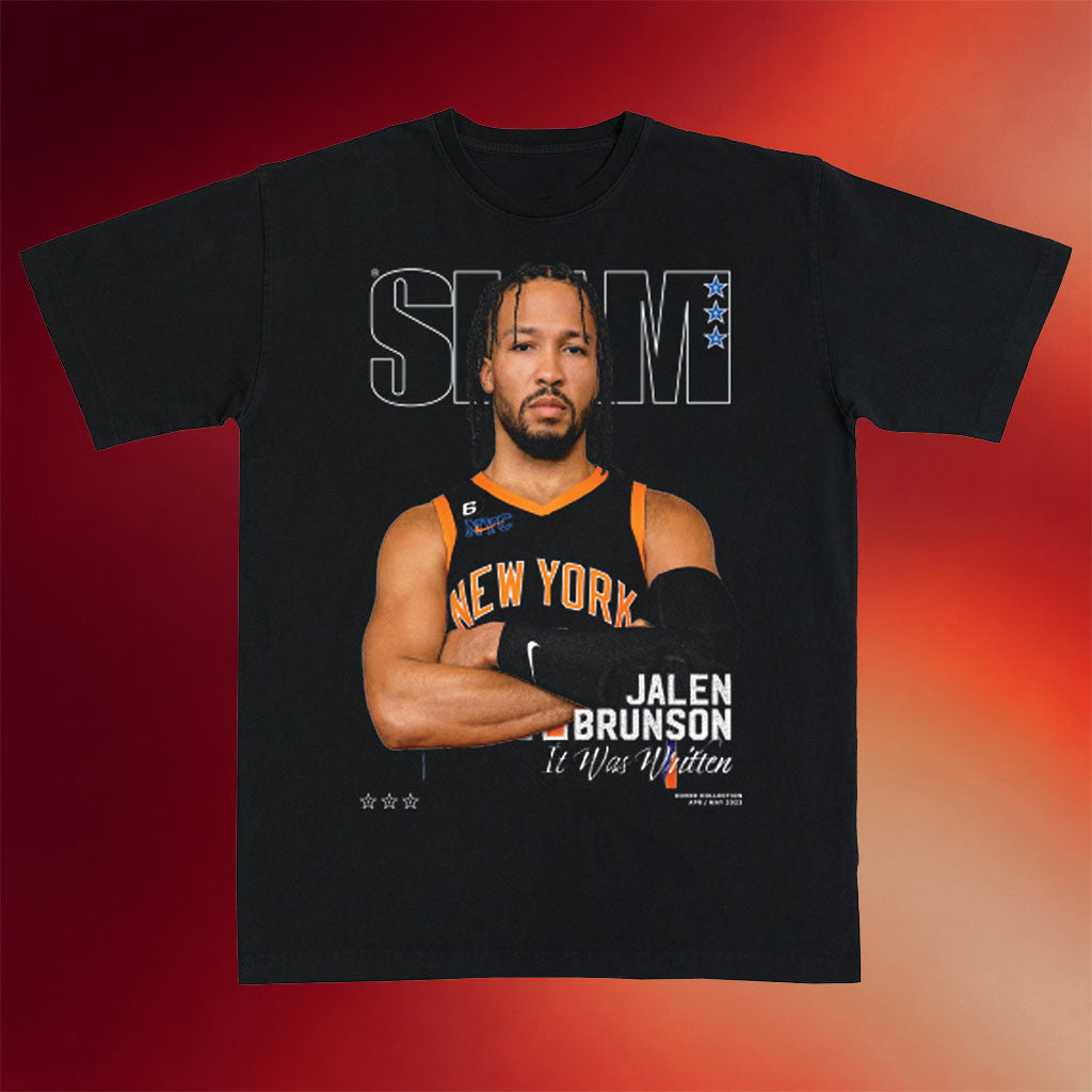 Jalen Brunson Merch SLAM Jalen Brunson It Was Written T-Shirt 2026 Knicks Champions Merch Gifts