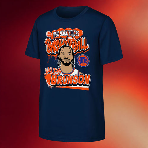 Jalen Brunson Merch 2026 Jalen Brunson Baller T-Shirt New York Knicks Championship Shirt Navy