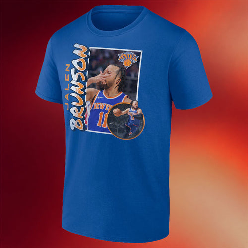 Jalen Brunson Merch 2026 Jalen Brunson 90s Player Graphic T-Shirt NY Knicks Champions Merch