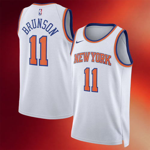 Jalen Brunson Merch 2026 Jalen Brunson #11 Swingman Jersey New York Knicks Champions Merch