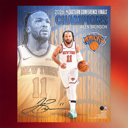 Jalen Brunson Merch 2026 Jalen Brunson NY Knicks Eastern Conference Champions Collage Poster Decor