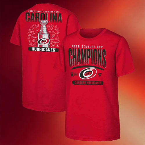 Carolina Hurricanes Champions Merch 2026 Stanley Cup Champions Signature Roster T-Shirt Gifts