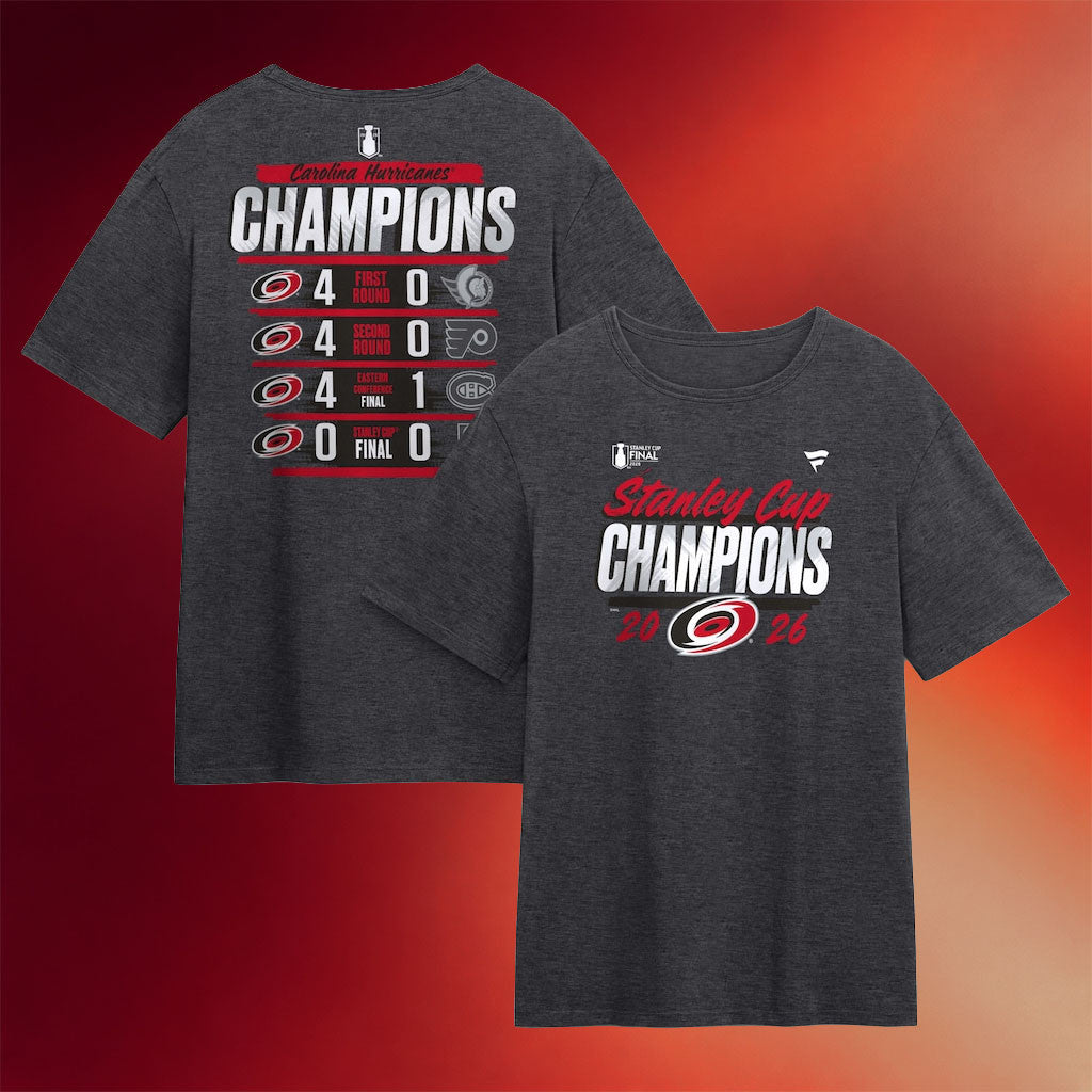 Carolina Hurricanes Champions Merch 2026 Stanley Cup Champions Schedule T-Shirt Hockey Fan Gift
