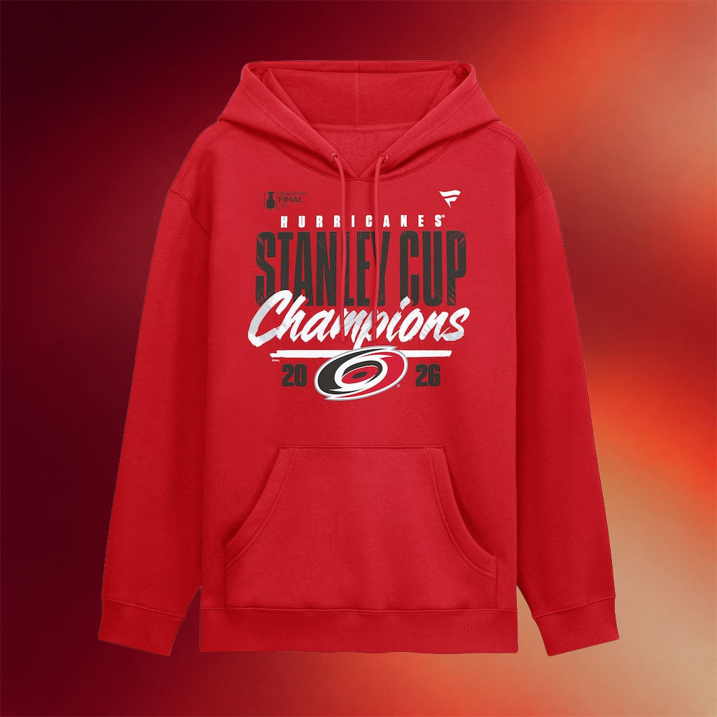 Carolina Hurricanes Champions Merch 2026 Hurricanes Stanley Cup Champions Hoodie Fan Merch Red