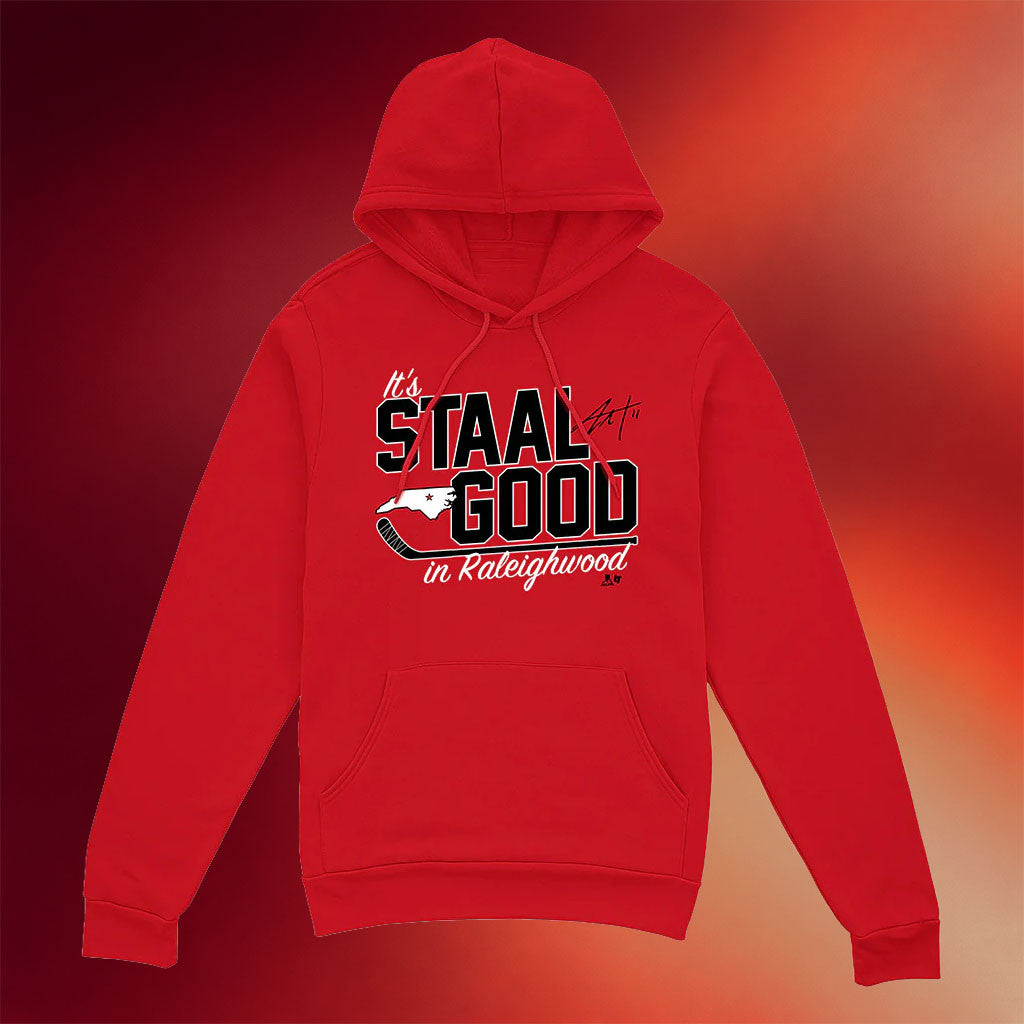 Jordan Staal Merch 2026 It's Staal Good Hoodie Carolina Hurricanes Champions Merch Red