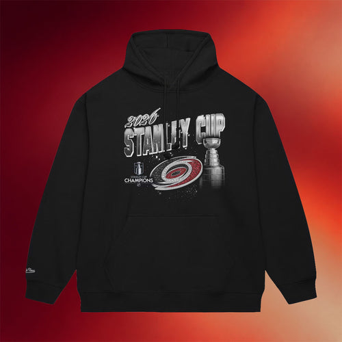 Carolina Hurricanes Champions Merch Hurricanes 2026 Stanley Cup Champions Trophy Hoodie Black