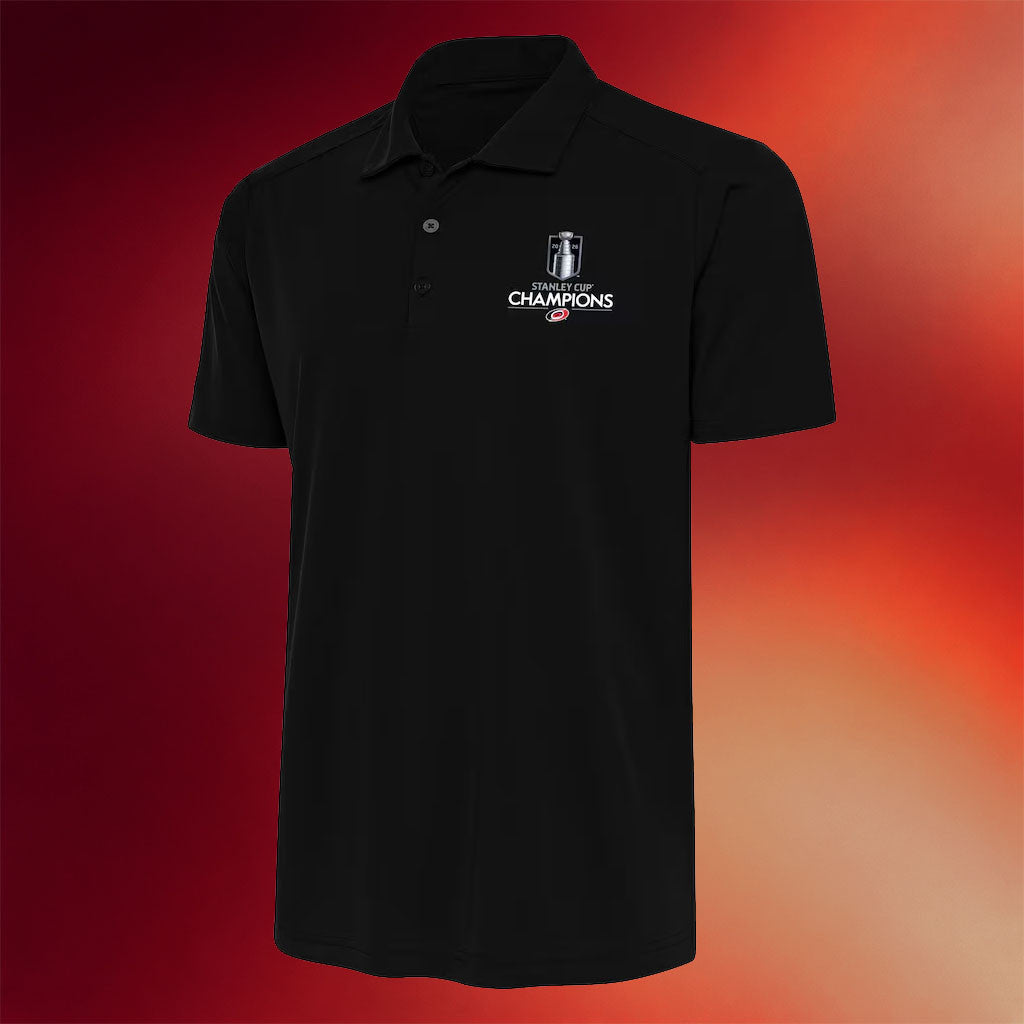Carolina Hurricanes Champions Merch 2026 Canes Stanley Cup Champions Statement Polo Shirt Men's