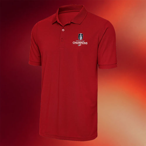 Carolina Hurricanes Champions Merch 2026 Hurricanes Stanley Cup Champions Derive Polo Shirt Red