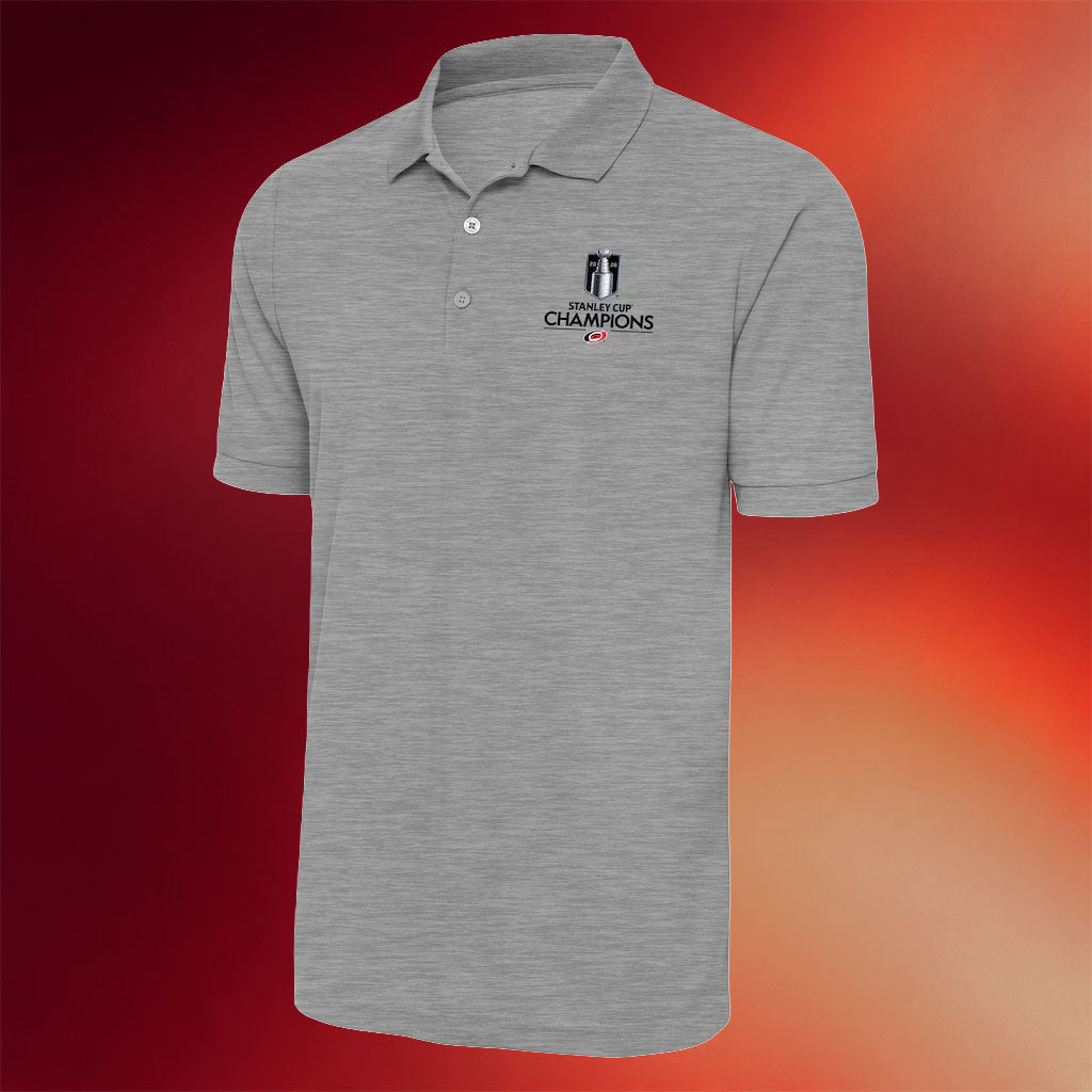 Carolina Hurricanes Champions Merch Hurricanes Stanley Cup Champions Derive Polo Shirt Men's