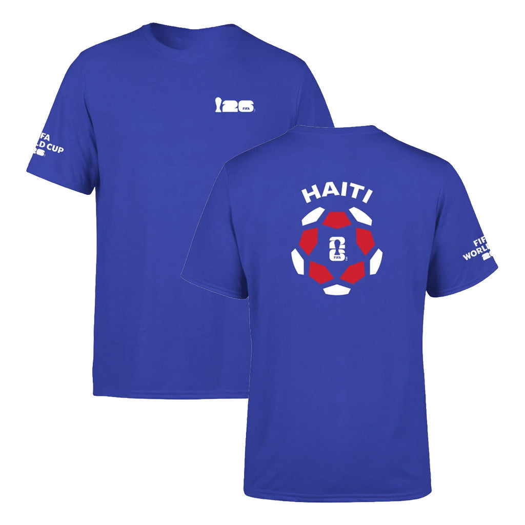 FIFA World Cup 2026 Merch Haiti Puff T-Shirt Game Day Clothing Gifts For Haiti Team Supporters