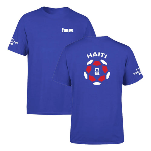 FIFA World Cup 2026 Merch Haiti Puff T-Shirt Game Day Clothing Gifts For Haiti Team Supporters