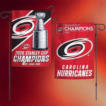 Carolina Hurricanes Champions Merch 2026 Hurricanes Stanley Cup Champions Garden Flag Yard Decor