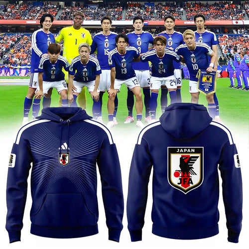 Japan 2026 World Cup FIFA The 8Th Time Hoodie Japan National Football Team Merch Fan Gifts