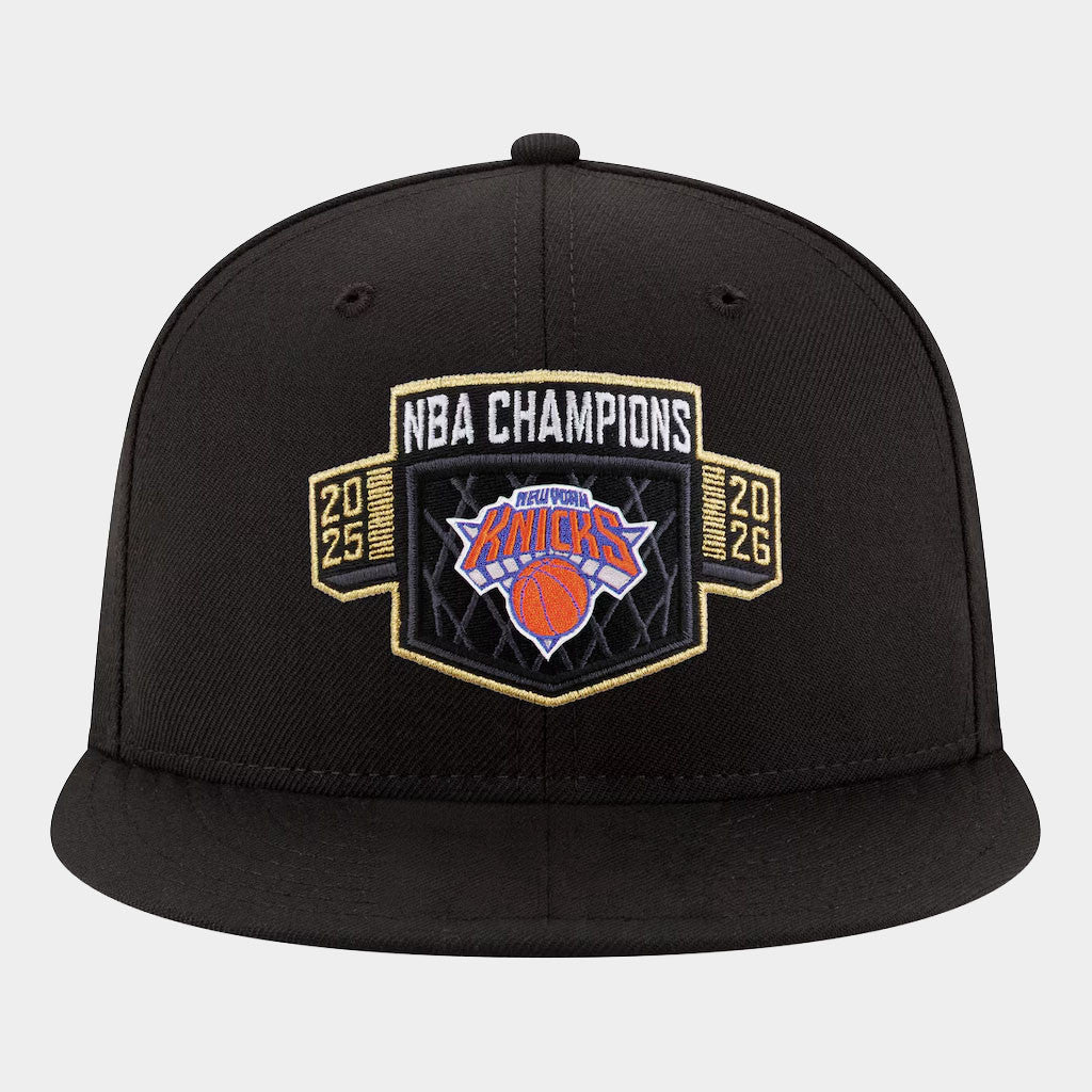 New York Knicks Championship Snapback Hat NY Knicks 2026 Finals Champions Merch Embroidered