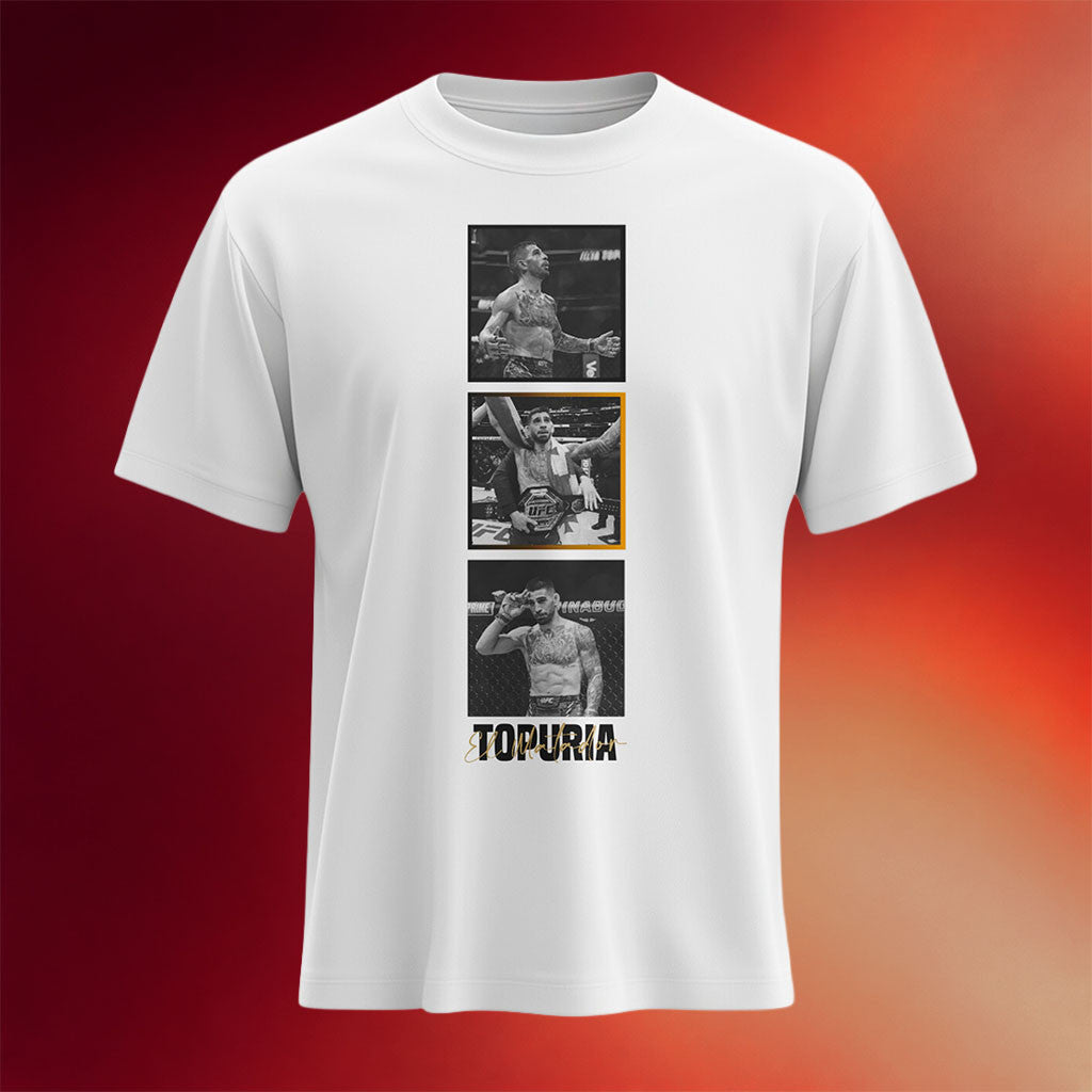 Ilia Topuria Merch 2026 White Champion T-Shirt El Matador Shirt Present For MMA Fans