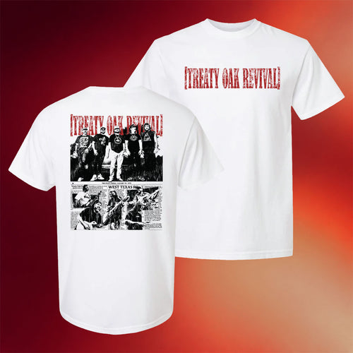 Treaty Oak Revival Merch 2026 Treaty Oak Revival Newspaper T-Shirt Cool Gifts For Rock Lovers