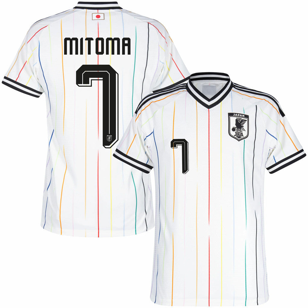 Japan World Cup Merch 2026 27 Mitoma #7 Japan Away Jersey Shirt FIFA Merch Gift For Game Day
