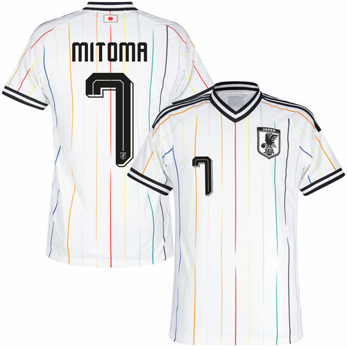 Japan World Cup Merch 2026 27 Mitoma #7 Japan Away Jersey Shirt FIFA Merch Gift For Game Day