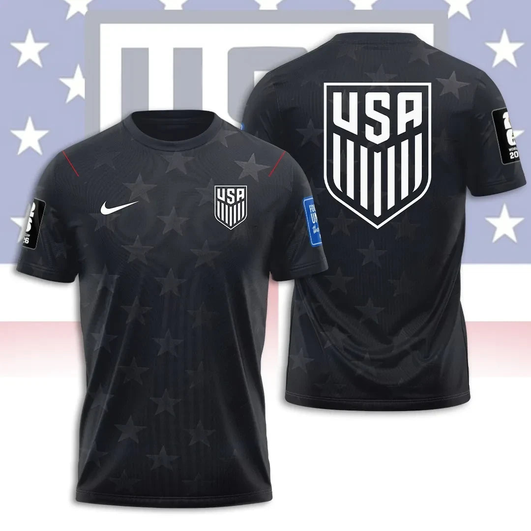 USMNT FIFA World Cup Merch 2026 USA National Football T-Shirt Match Day Shirts Gift For Fans