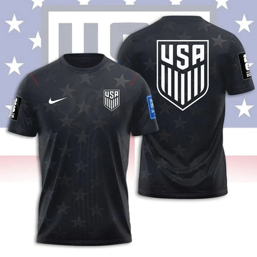 USMNT FIFA World Cup Merch 2026 USA National Football T-Shirt Match Day Shirts Gift For Fans