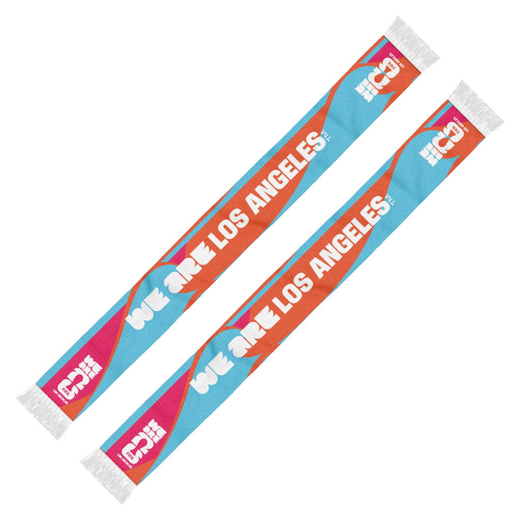 FIFA World Cup 2026 Merch Los Angeles Host City Scarf We Are Los Angeles Scarf Game Day Gears
