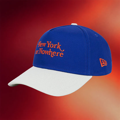 New York Or Nowhere Merch NYON X Mets Motto Two Tone Hat Embroidered Special Step Dad Gifts