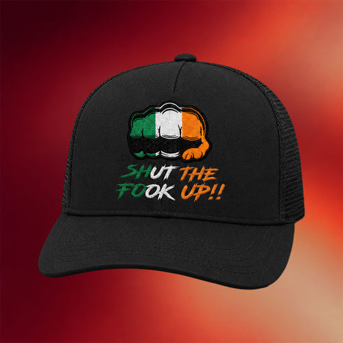 Shut The Fook Up Hat Conor McGregor Trucker Hat Embroidered BKFC Merch Father's Day Gifts