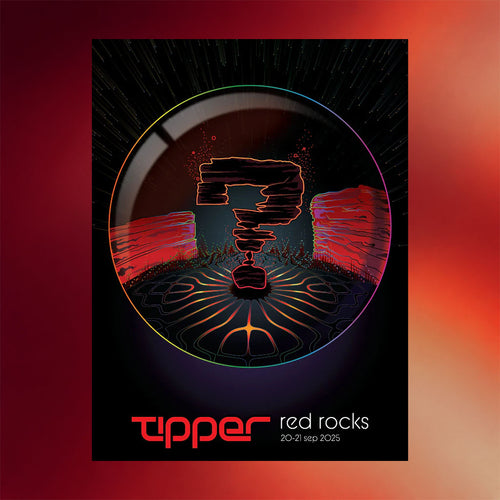 Tipper Merch Red Rocks Poster Tipper Tour Poster Wall Decor Gifts For Music Fans