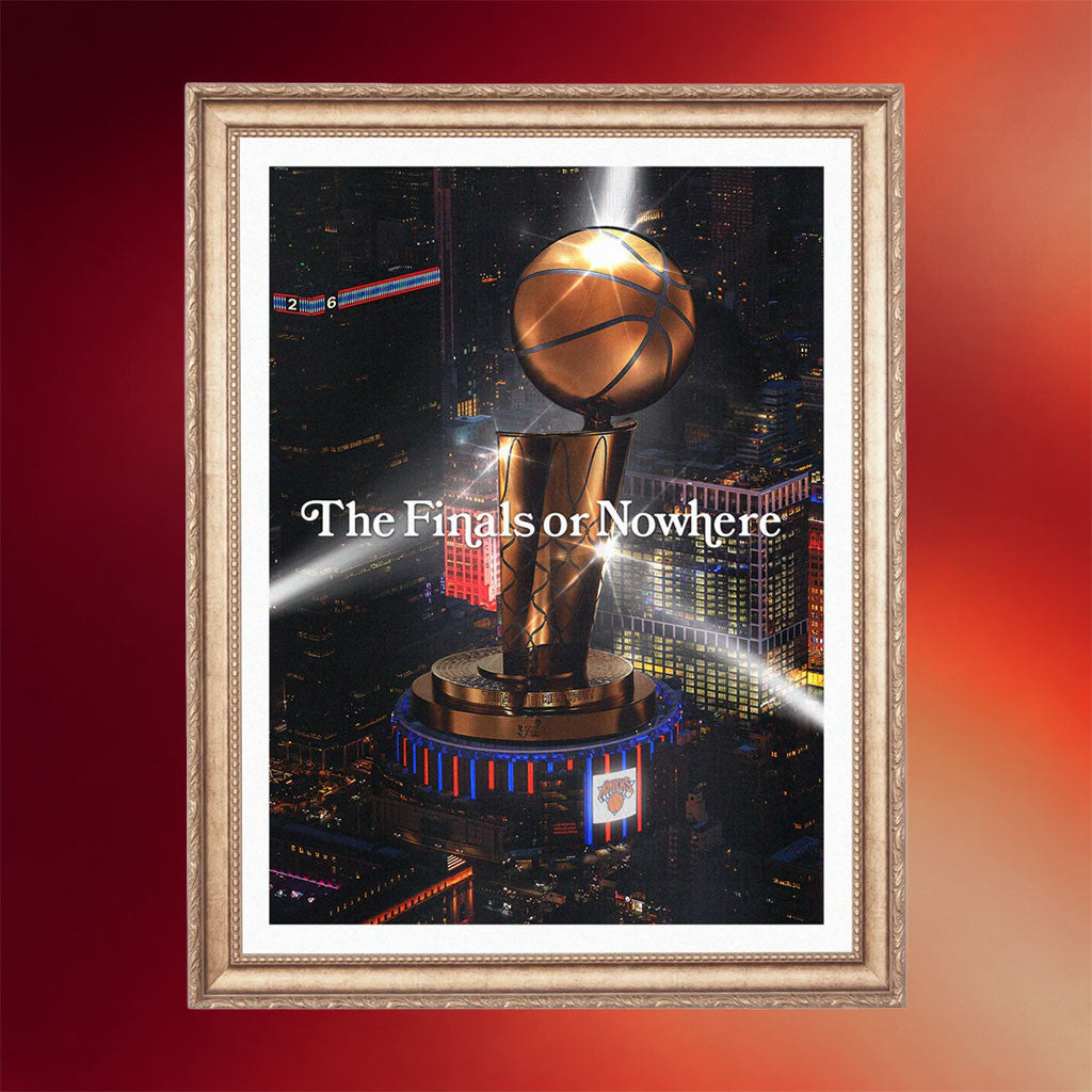 New York Or Nowhere Merch NYON X Knicks 2026 The Finals Or Nowhere Poster Wall Art Decor