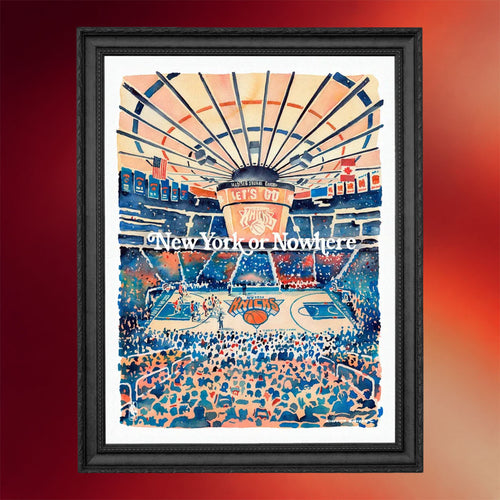 New York Or Nowhere Merch NYON X Knicks X Gavin Snider Gardencolor Art Poster Home Decor
