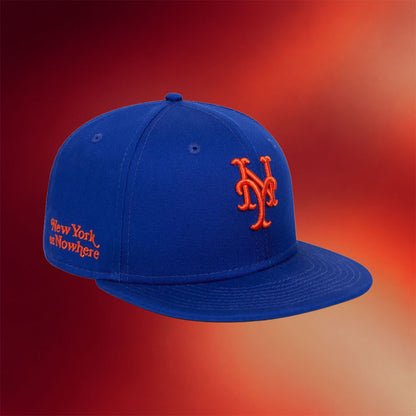 New York Or Nowhere Merch NYON X Mets Monogram Snapback Hat Embroidered Cool Baseball Gifts