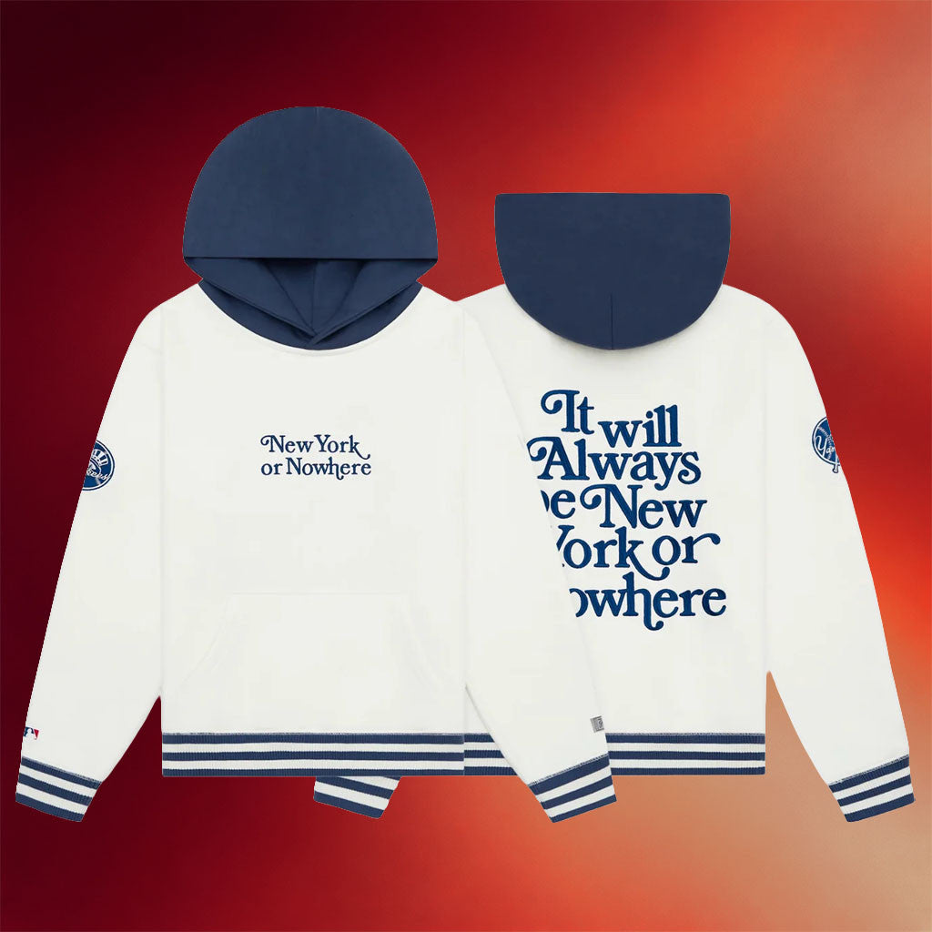 New York Or Nowhere Merch NYON X Yankees Motto Hoodie 2026 Best Gifts For Baseball Fans