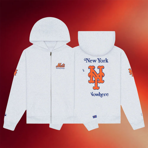 New York Or Nowhere Merch NYON X Mets Metropolitans Zip Hoodie Good Father's Day Presents